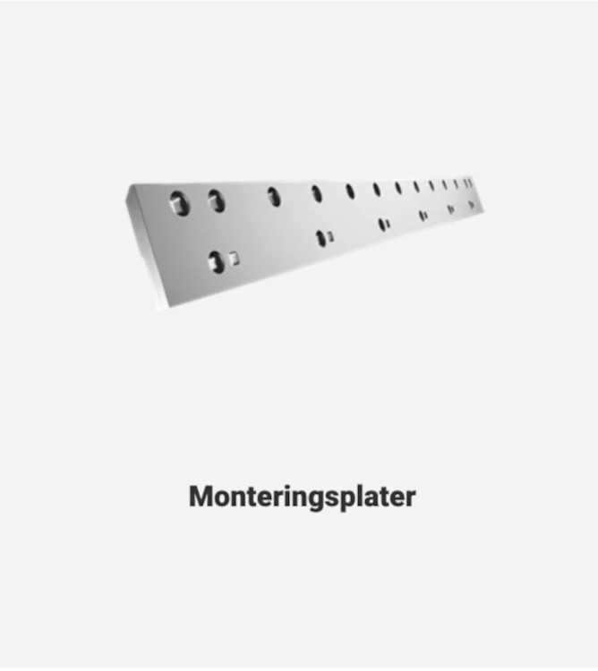 Monteringsplater